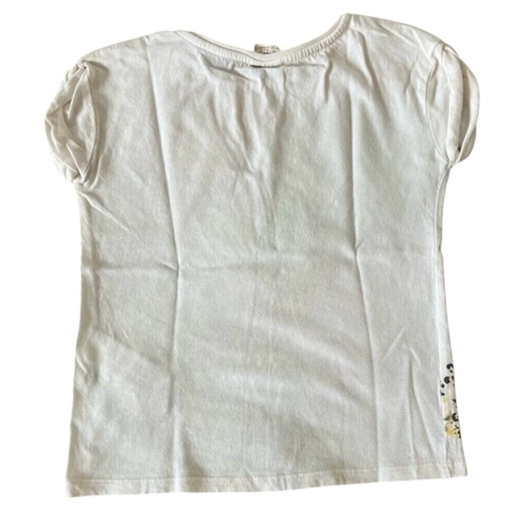 Zara Kids Bundle 3 Graphic T-Shirts Girls 5-6 Leopard Fringe Tropical Portrait - Picture 7 of 7